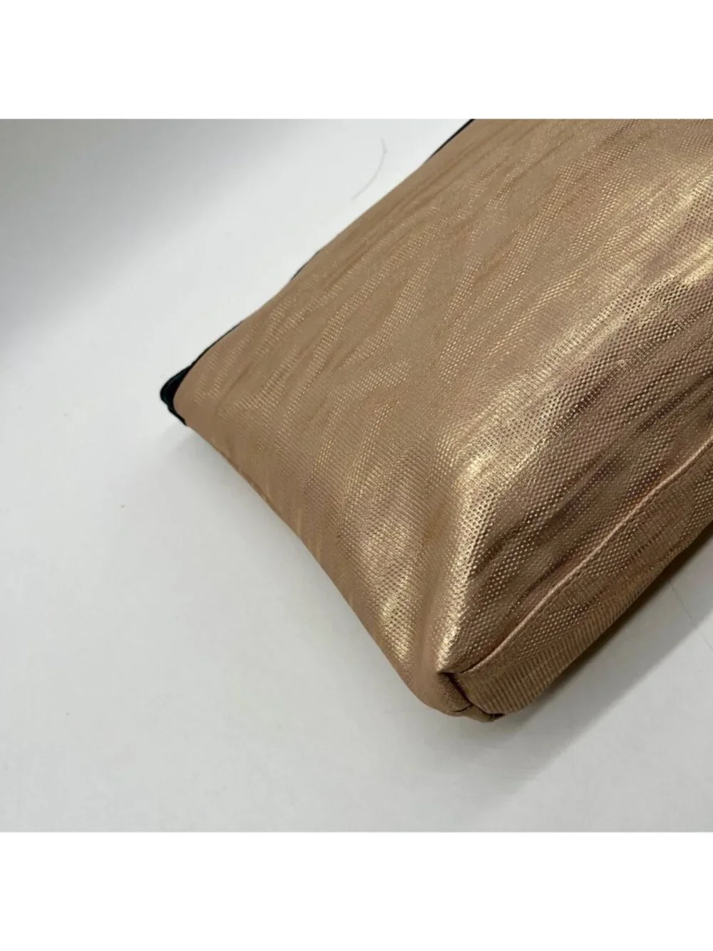 Lancome Gold Metallic Cosmetic Bag